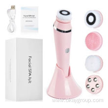 Mini Portable Electric Silicone Facial Cleansing brushes